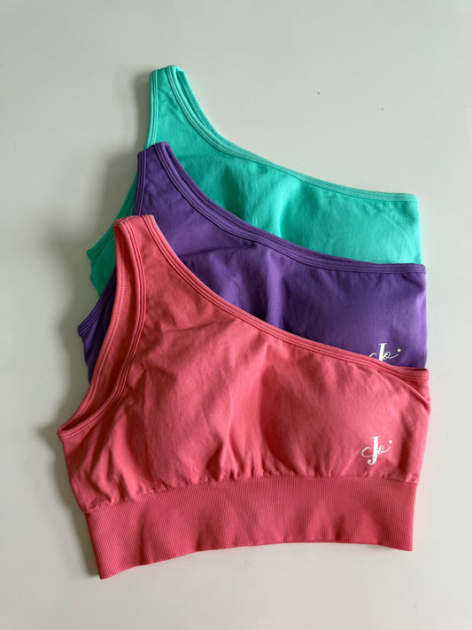 One Shoulder Sports Bra